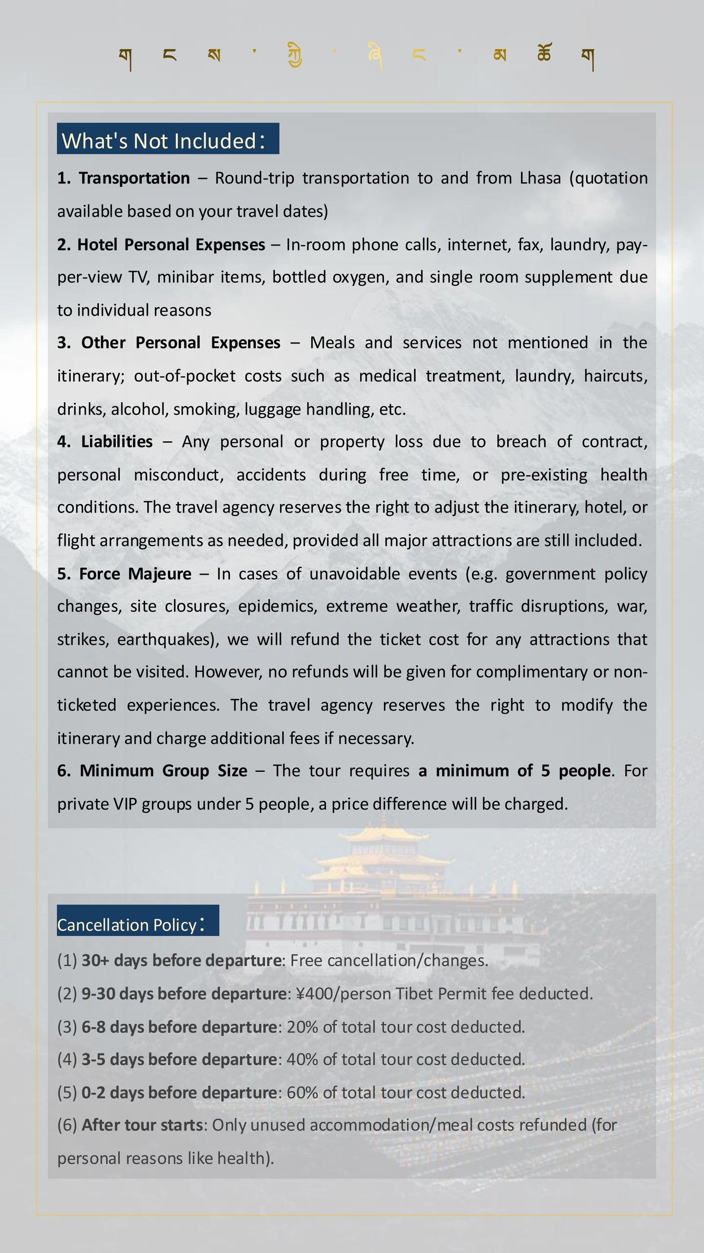 China travel:Sacred Tibet Pilgrimage: 6-Day Spiritual Journey